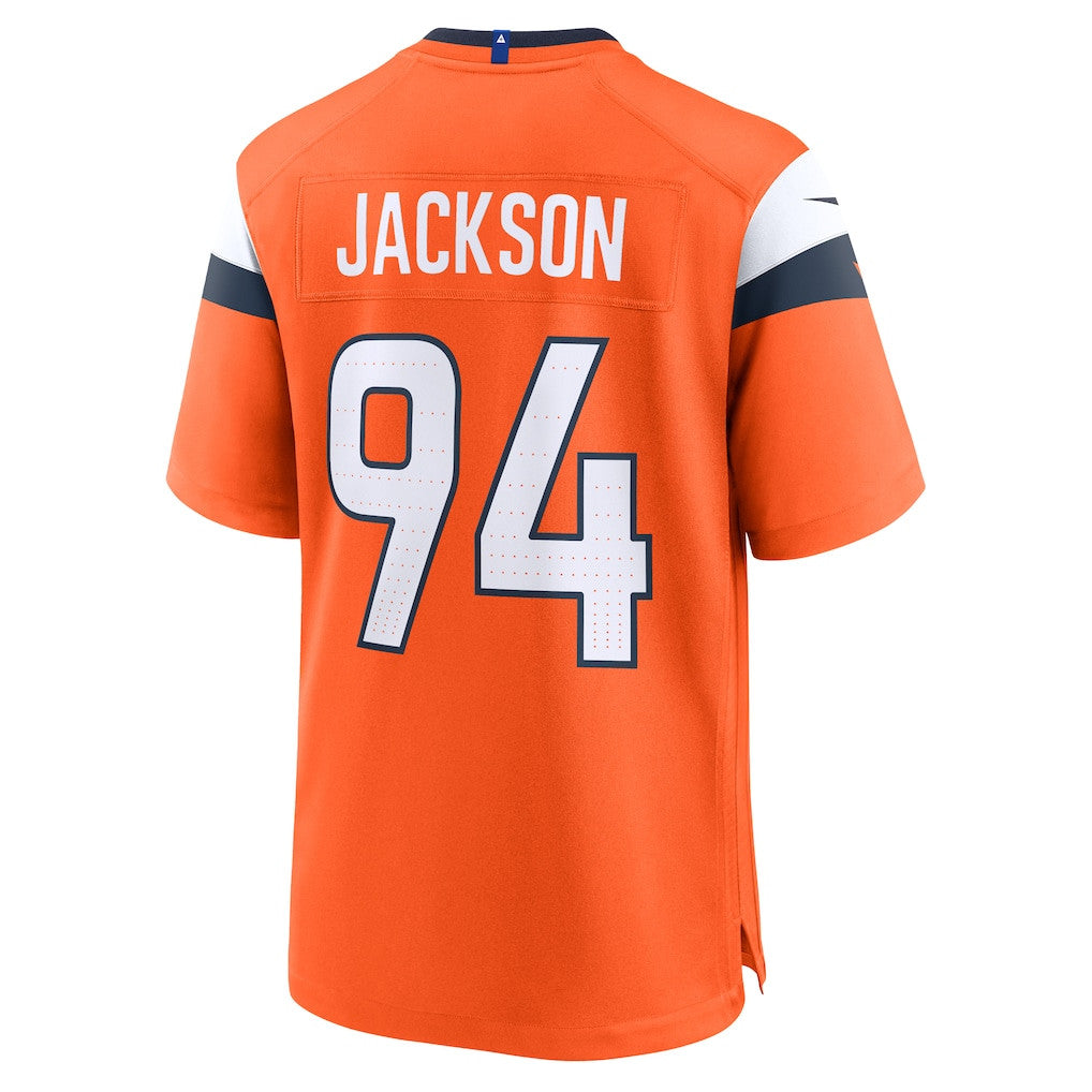 Jordan Jackson 94 Denver Broncos 2026 Super Bowl LX - Orange Team Game Jersey