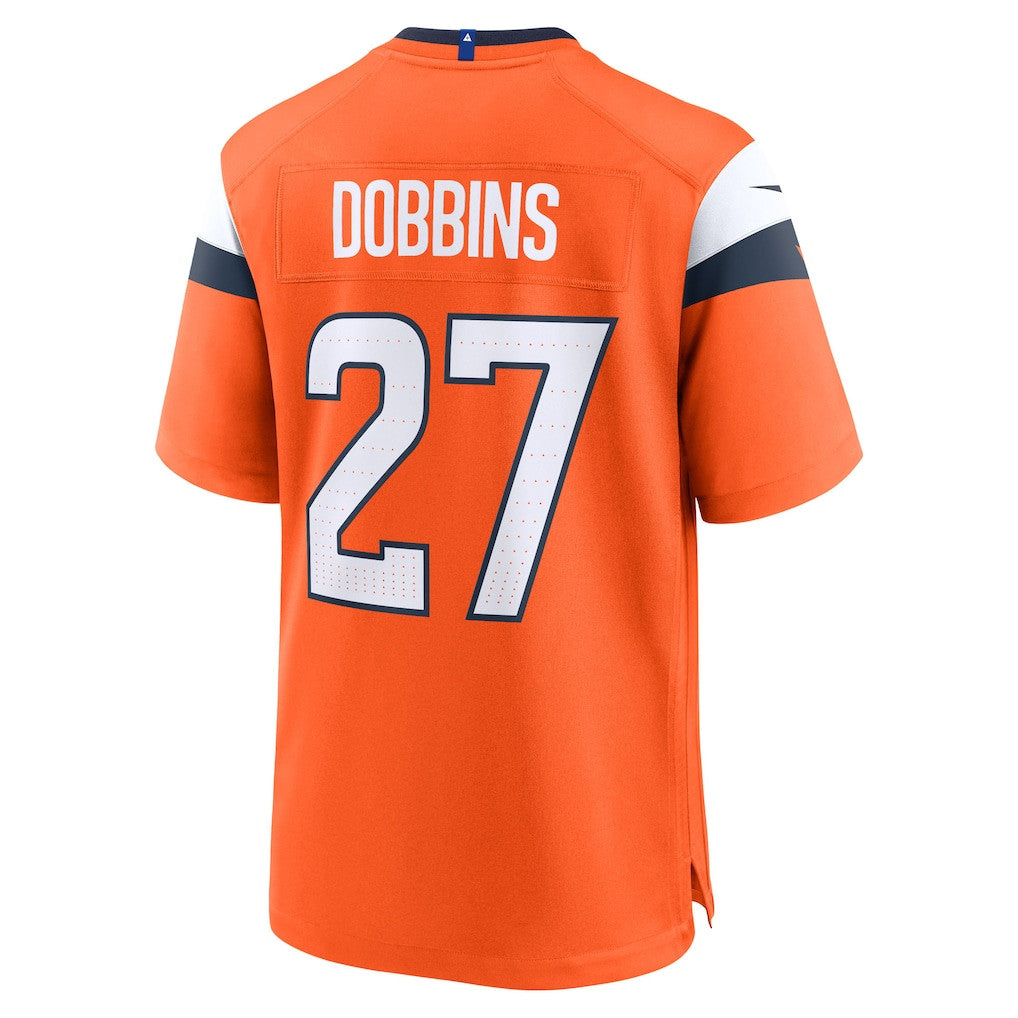 J.K. Dobbins 27 Denver Broncos 2026 Super Bowl LX - Orange Team Game Jersey