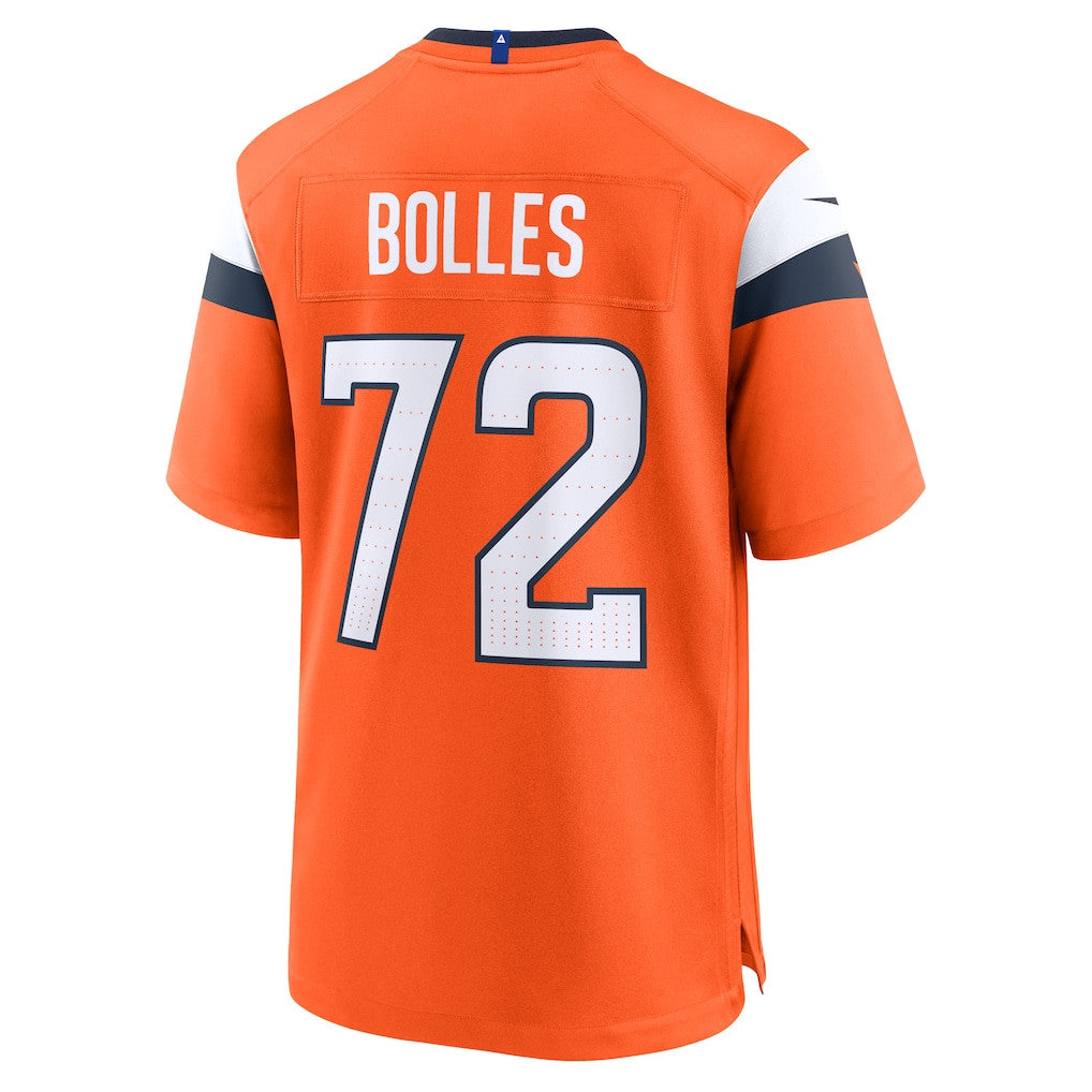 Garett Bolles 72 Denver Broncos 2026 Super Bowl LX - Orange Team Game Jersey