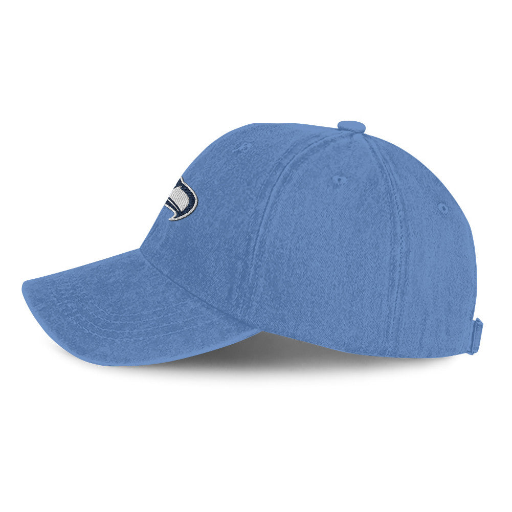 Seattle Seahawks 25/26 Washed Cotton Cap – Logo Iconic Printed Graphic - Blue