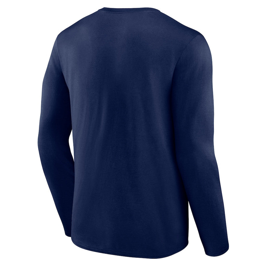Seattle Seahawks Advance to Victory Long Sleeve T-Shirt - College Navy