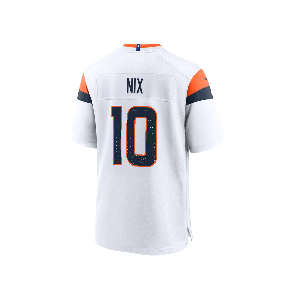 Bo Nix 10 Denver Broncos Super Bowl LX Elite Playmaker Game Jersey – White