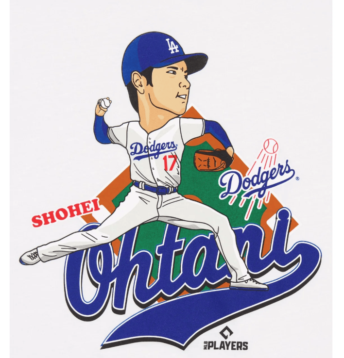 Shohei Ohtani 16 Los Angeles Dodgers Graphic T-Shirt - White