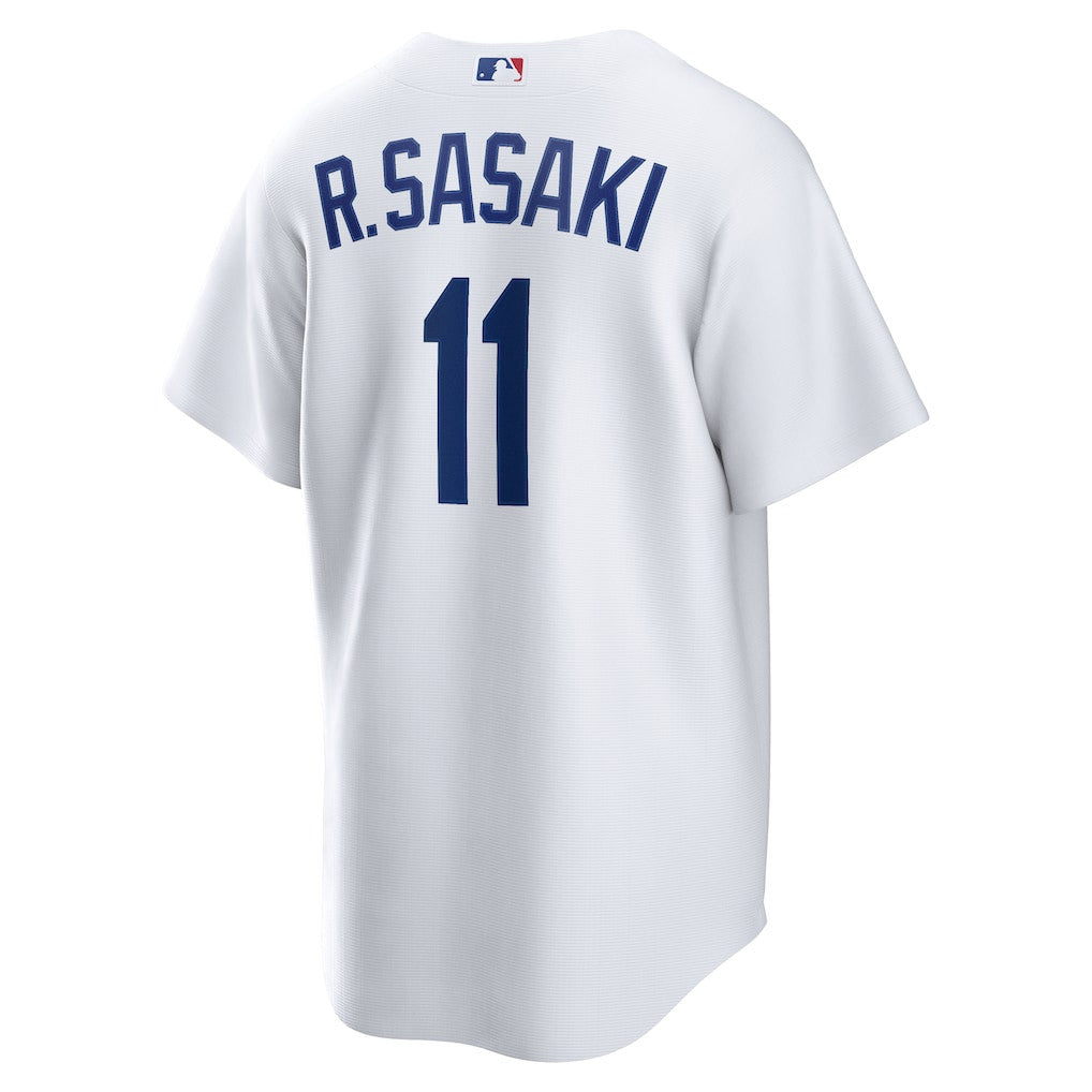 Rōki Sasaki 11 Los Angeles Dodgers 2026 Men Jersey - White