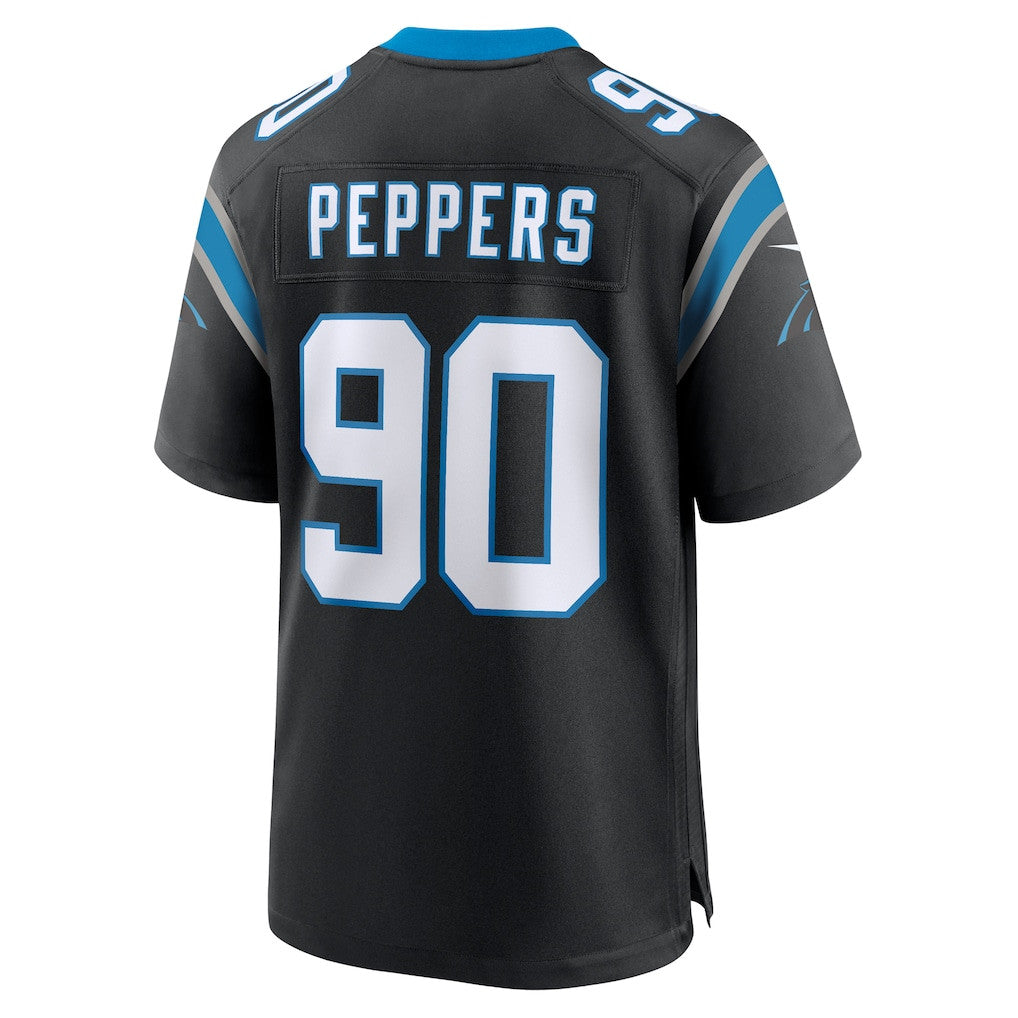 Julius Peppers 90 Carolina Panthers Retired Player Game Men Jersey - Black