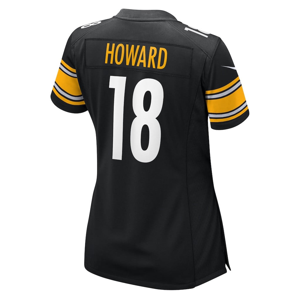 Will Howard 18 Pittsburgh Steelers Women's Team Game Jersey - Black