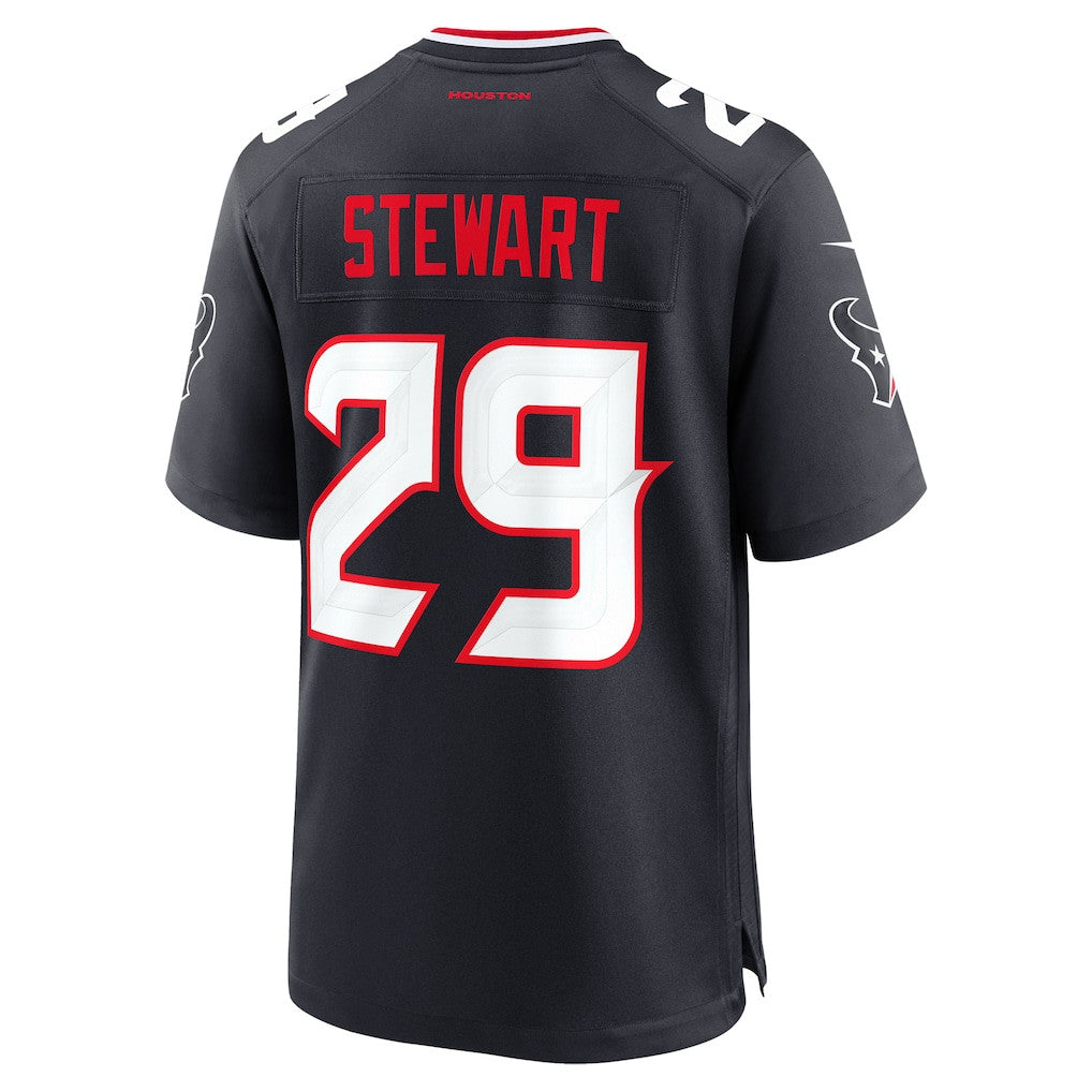 M.J. Stewart 29 Houston Texans Team Game Men Jersey - Navy