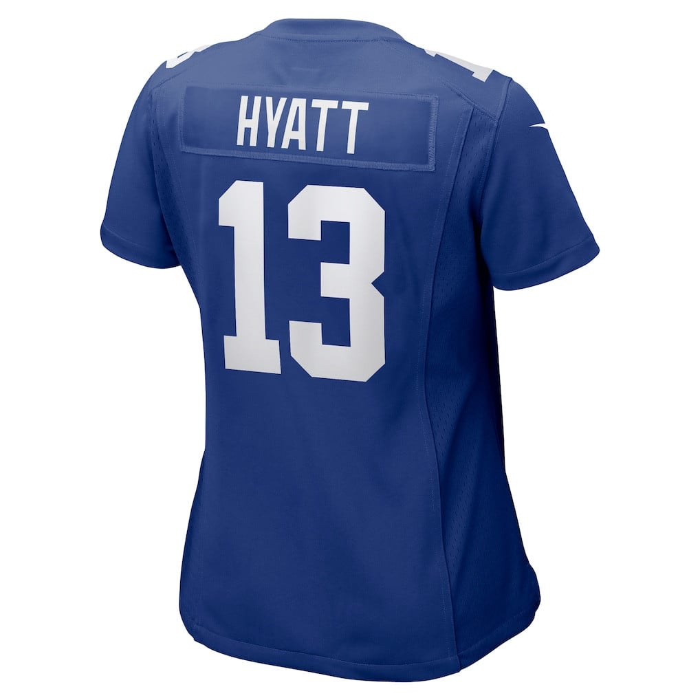 Jalin Hyatt 13 New York Giants Women's Game Jersey - Royal