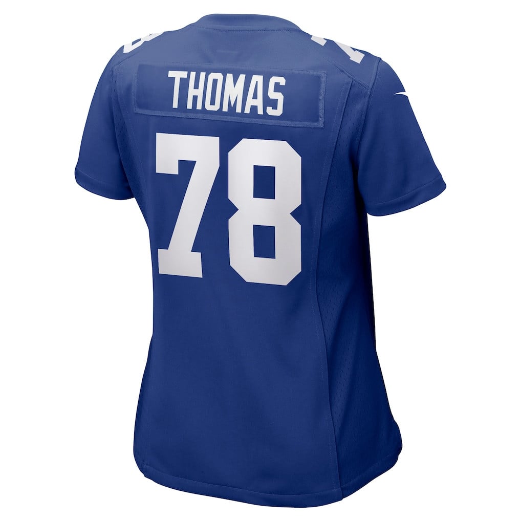 Andrew Thomas 78 New York Giants Women's Game Jersey - Royal
