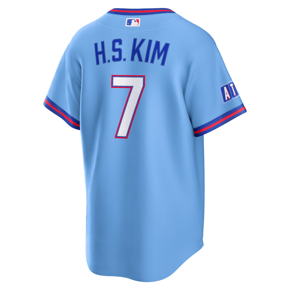 Ha-Seong Kim 7 Atlanta Braves 2026 City Connect Jersey - Men, Powder Blue