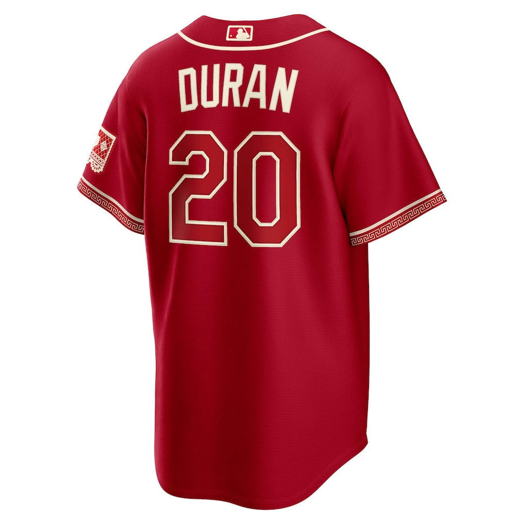 Ezequiel Duran 20 Texas Rangers 2026 City Connect Jersey - Men, Red