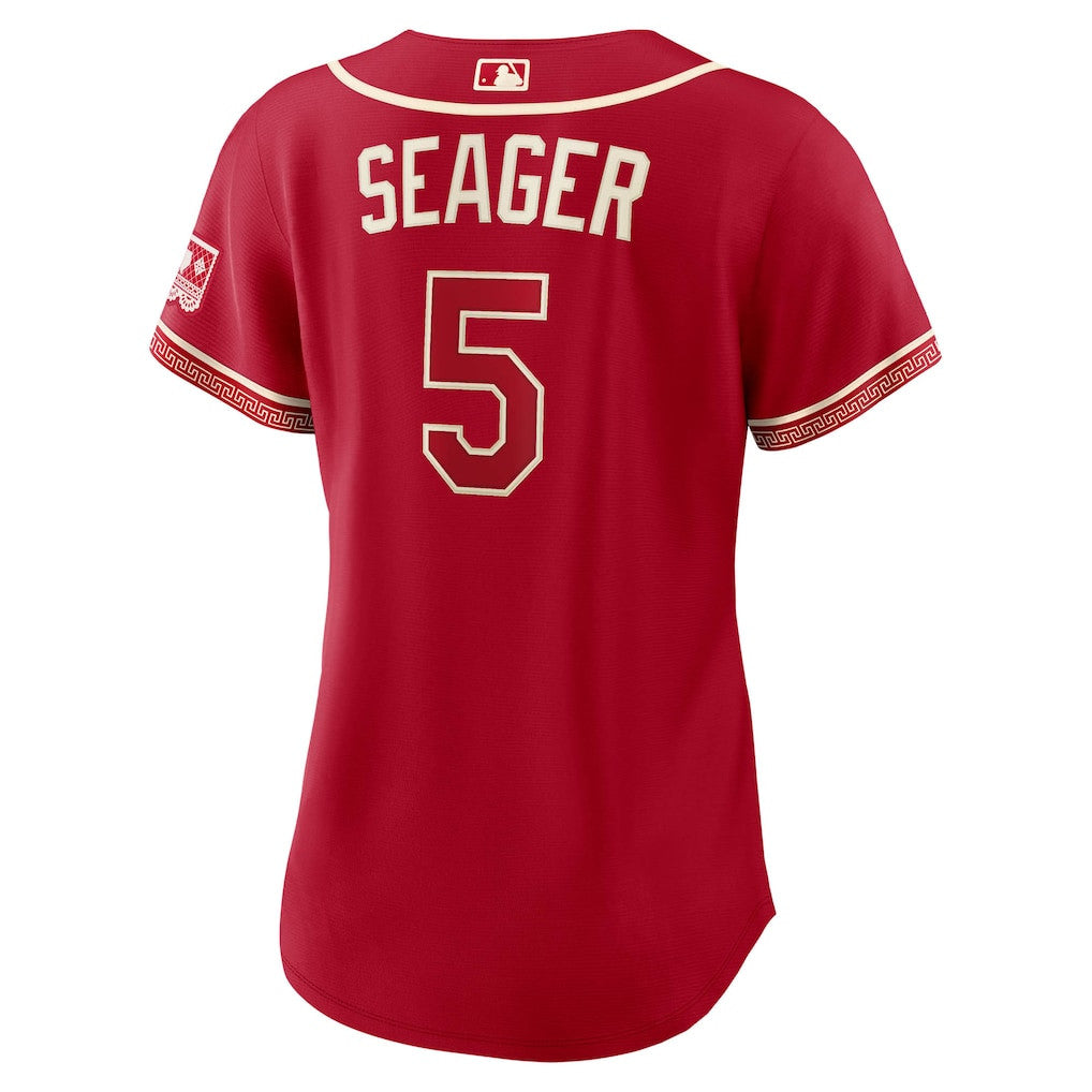 Corey Seager 5 Texas Rangers Women's 2026 City Connect Jersey - Red