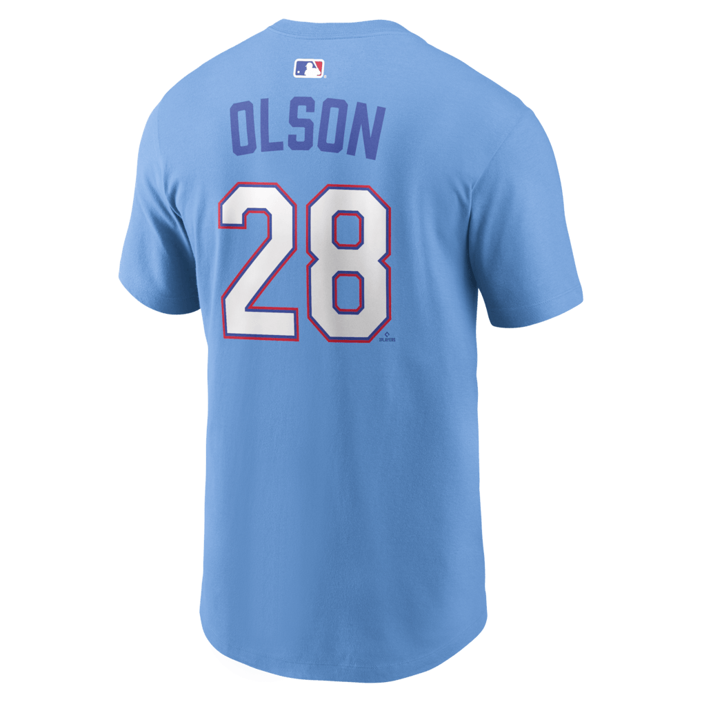 Matt Olson 28 Atlanta Braves Men's 2026 City Connect T-Shirt - Blue