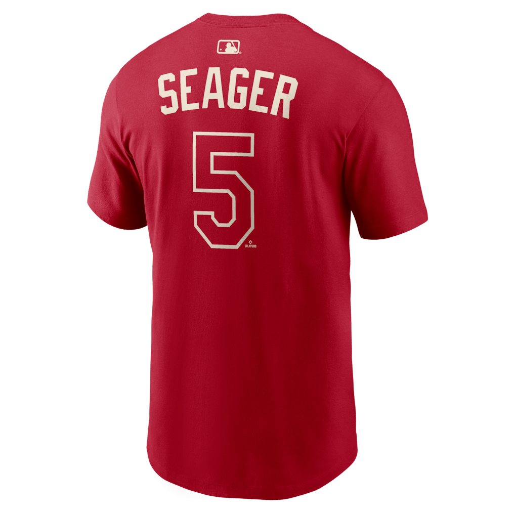 Corey Seager 5 Texas Rangers Men's 2026 City Connect T-Shirt - Red