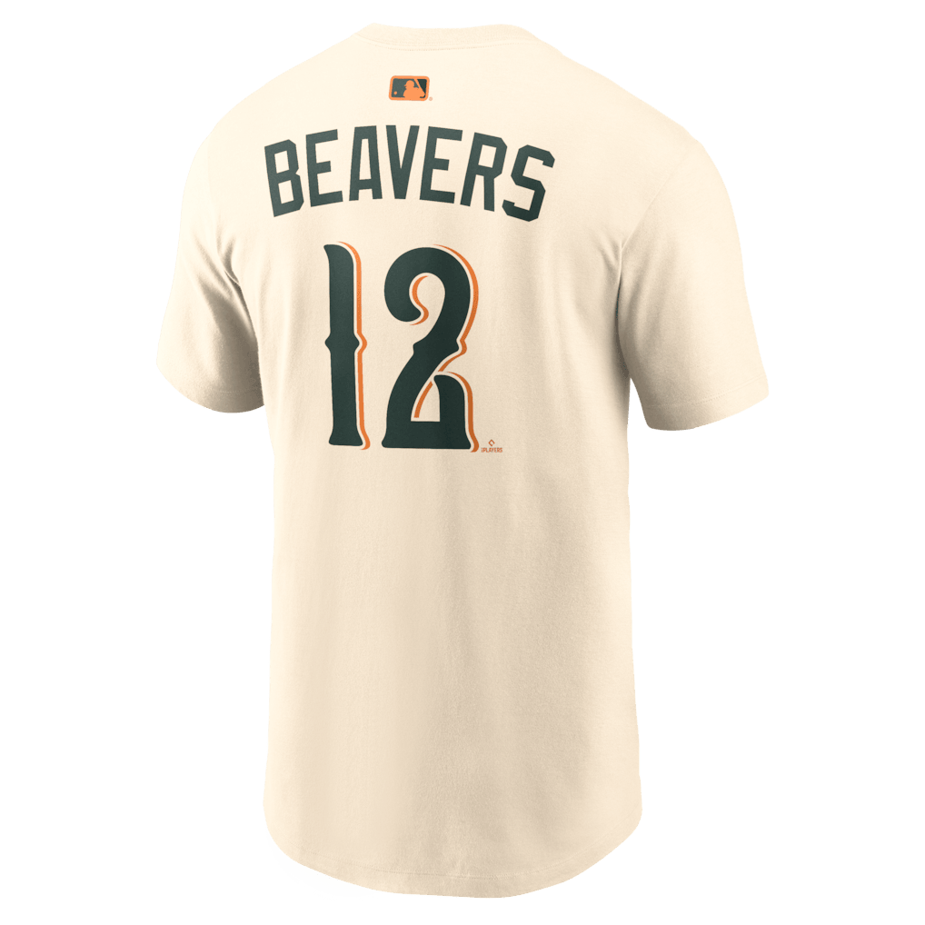 Dylan Beavers 12 Baltimore Orioles Men's 2026 City Connect T-Shirt - Natural