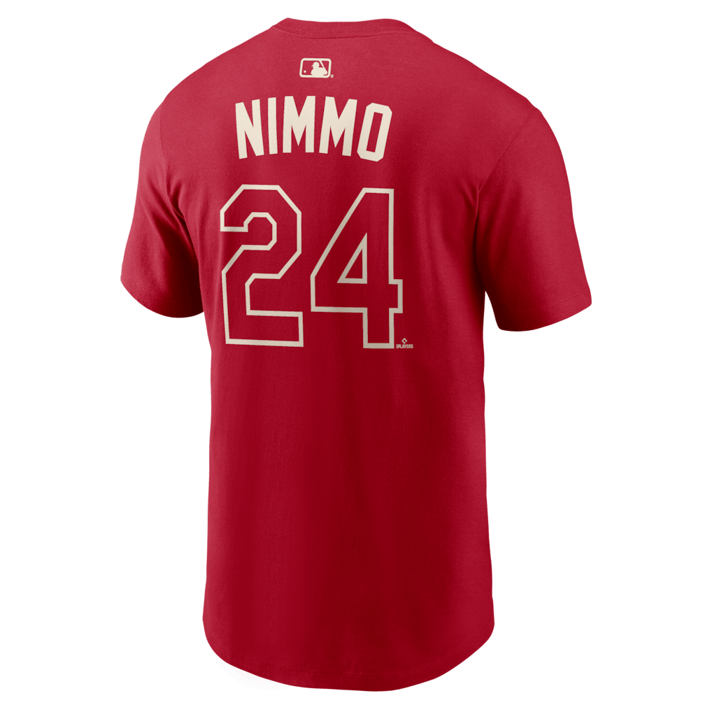 Brandon Nimmo 24 Texas Rangers Men's 2026 City Connect T-Shirt - Red