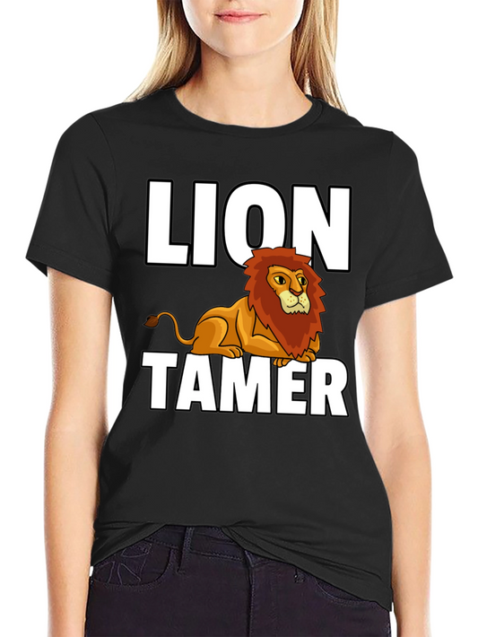 Lion Tamer Graphic Tee - Black