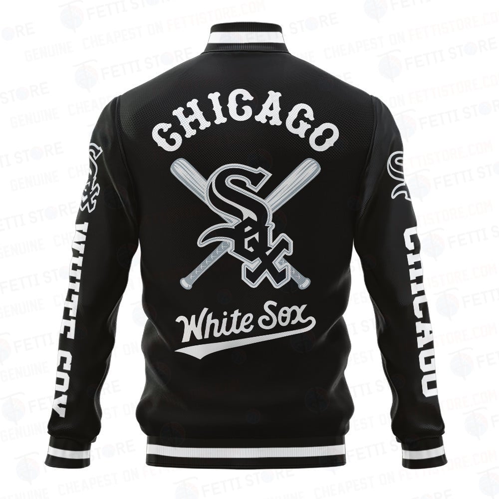 Chicago White Sox Baseball Traditional Pattern AOP Varsity Jacket SH1 - All-Over-Printed Jacket