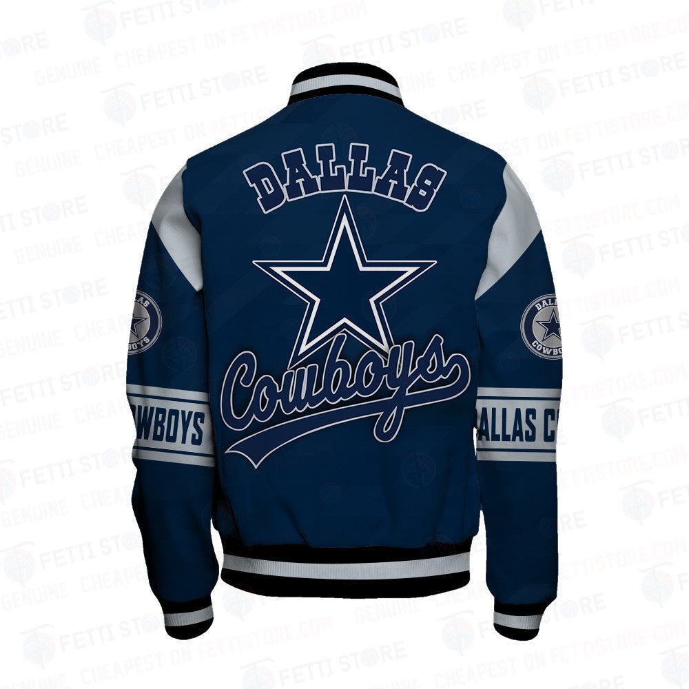 Dallas Cowboys American Football League Pattern Varsity Jacket SH1 V2 - All-Over-Printed Jacket