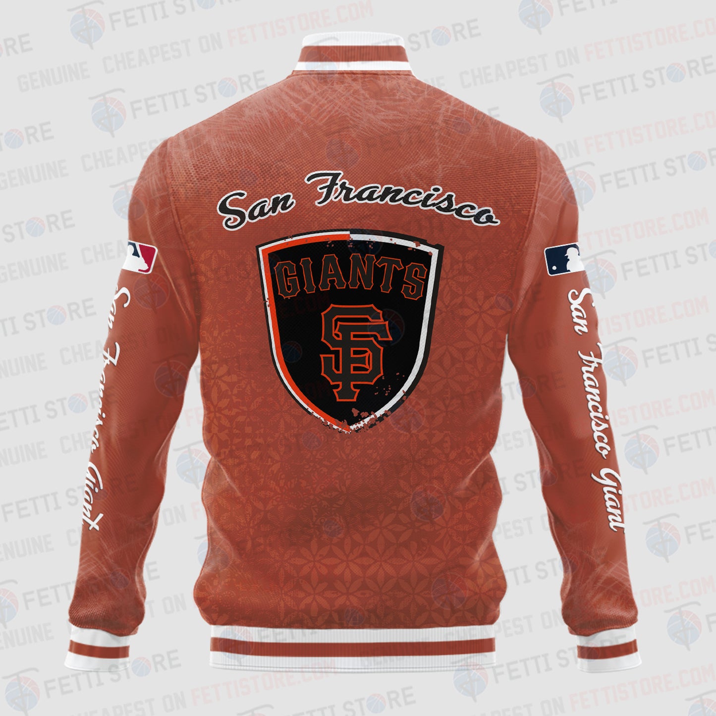 San Francisco Giants - Major League Baseball AOP Varsity Jacket V8 - All-Over-Printed Jacket