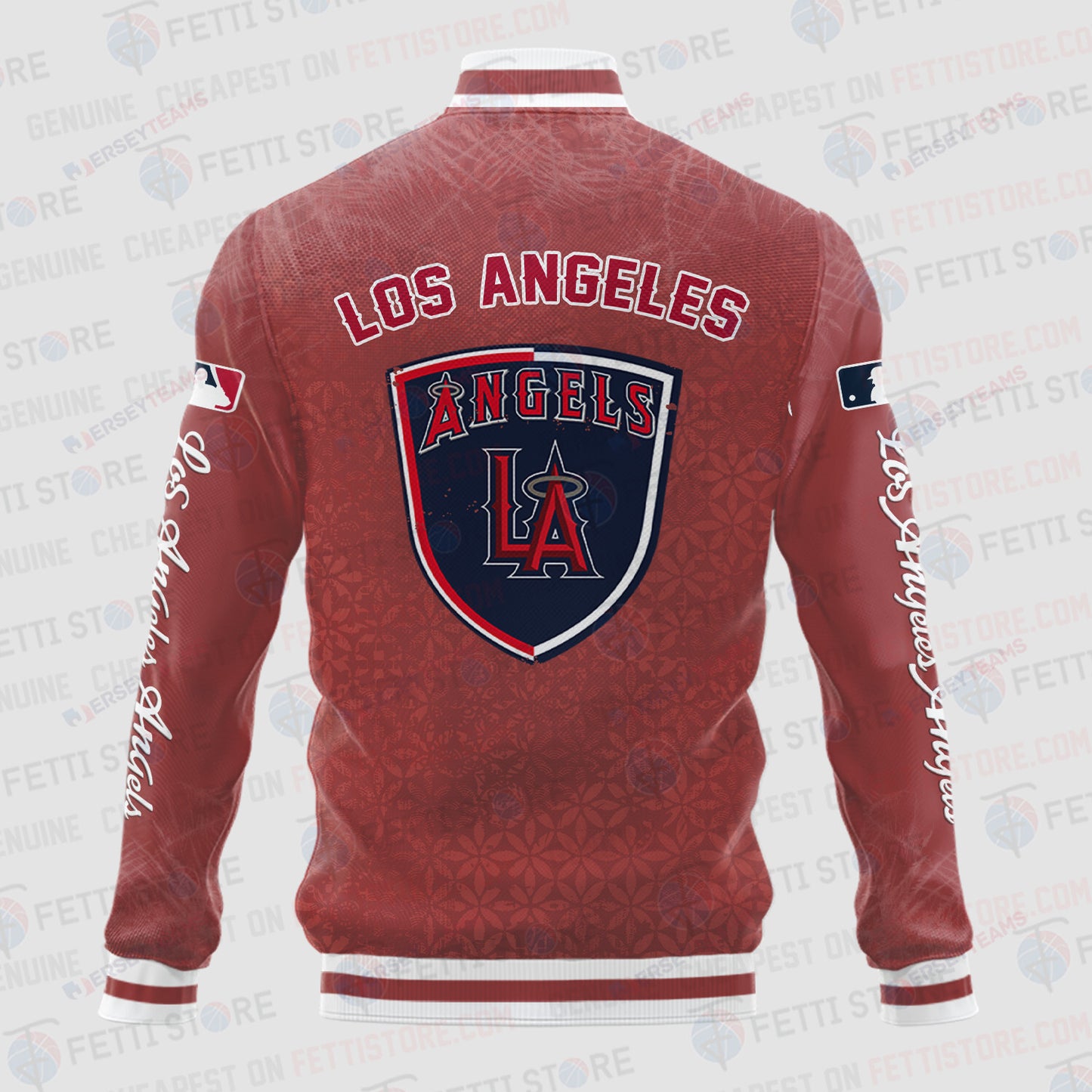 Los Angeles Angels - Major League Baseball AOP Varsity Jacket V8 - All-Over-Printed Jacket