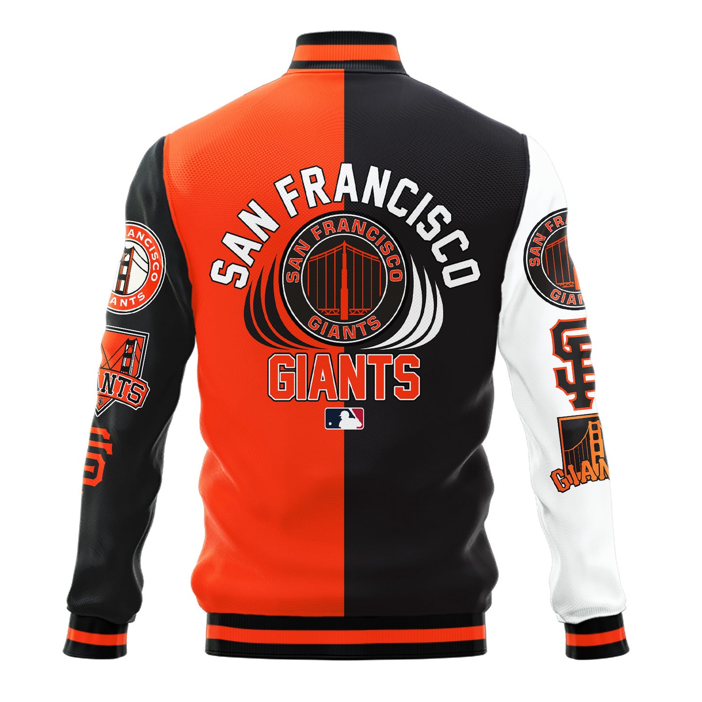San Francisco Giants Major League Baseball Varsity Jacket STM V3 - All-Over-Printed Jacket