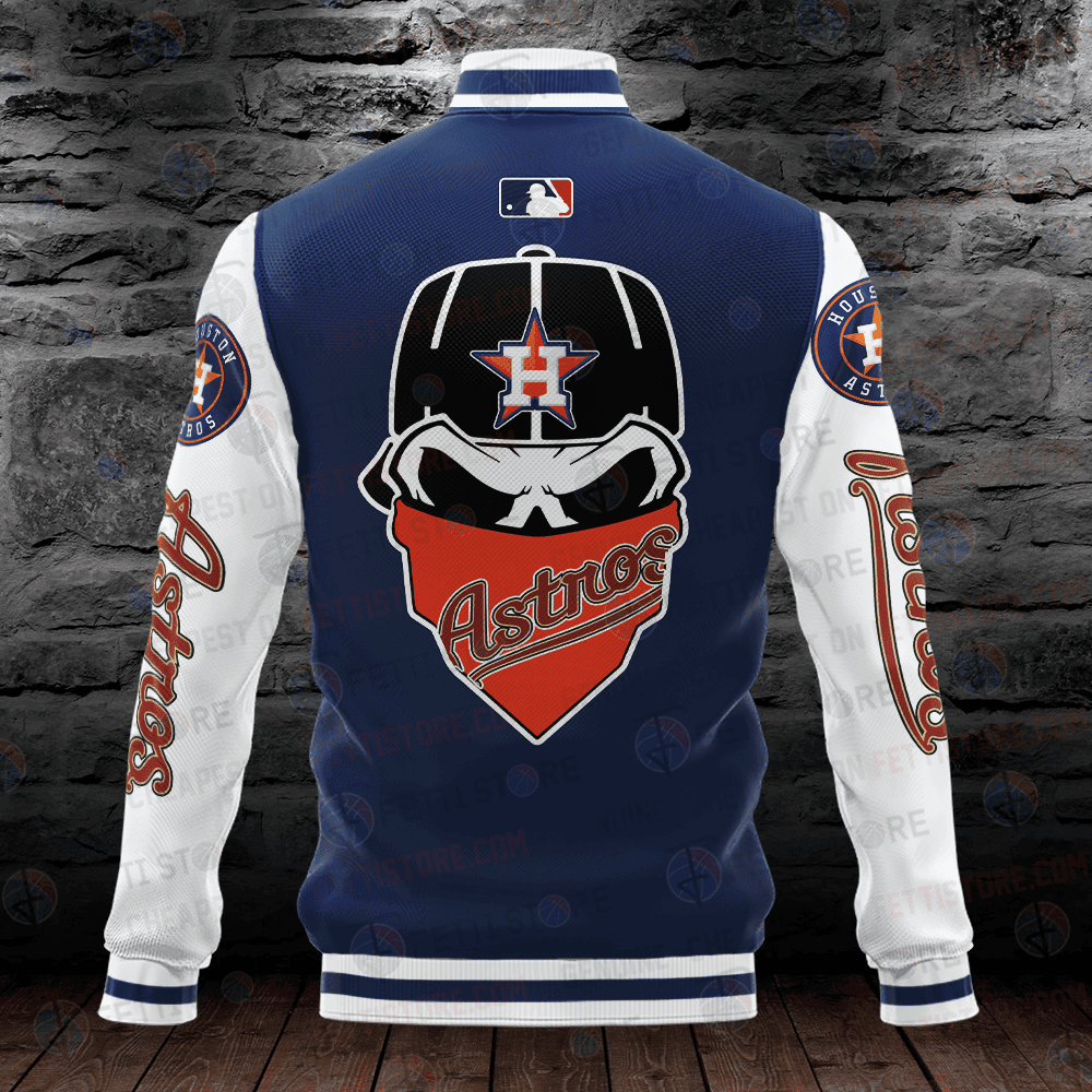 Houston Astros Major League Baseball AOP Varsity Jacket - All-Over-Printed Jacket