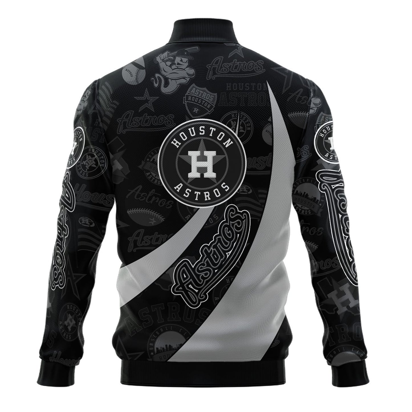 Houston Astros - Major League Baseball AOP Varsity Jacket V3 - All-Over-Printed Jacket