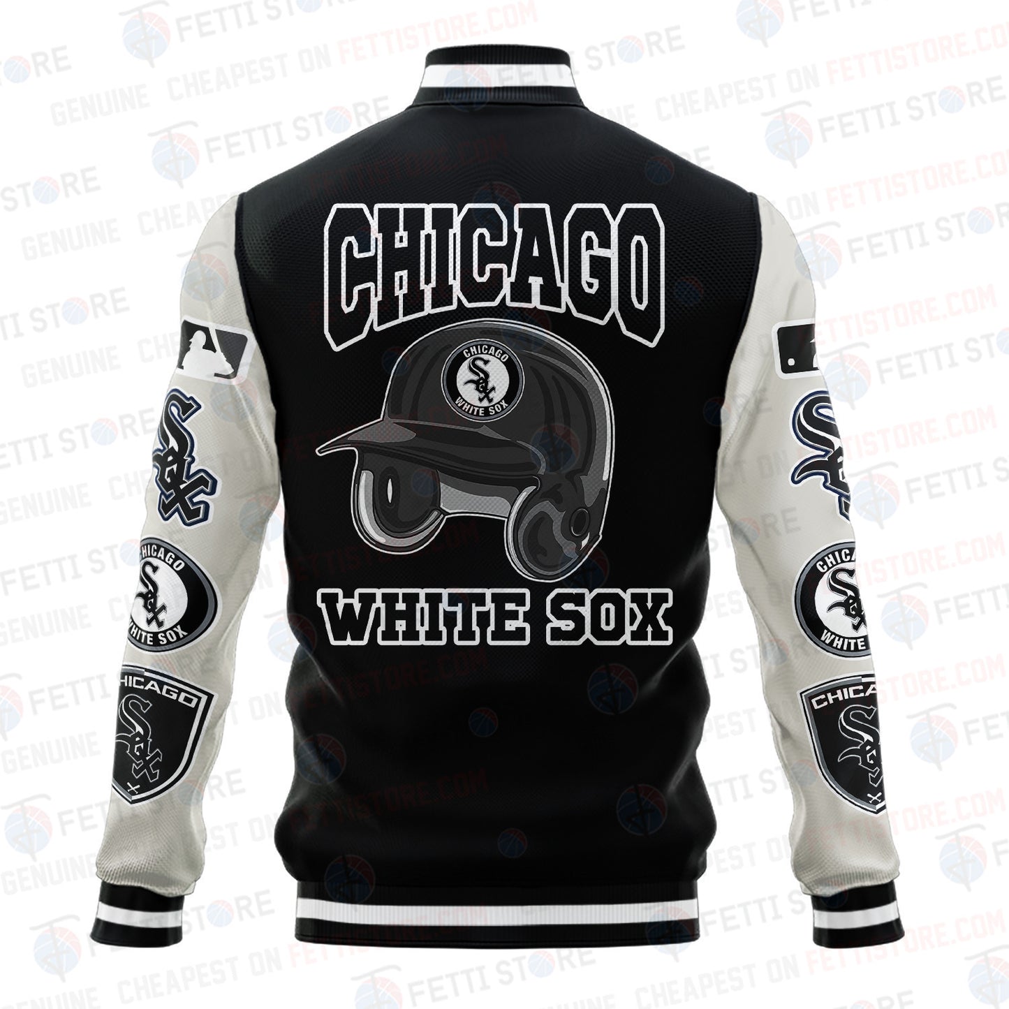 Chicago White Sox - Major League Baseball AOP Varsity Jacket V2 - All-Over-Printed Jacket