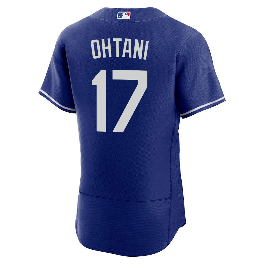 Shohei Ohtani 17 Los Angeles Dodgers Alternate ELITE Jersey - Men Royal Jersey