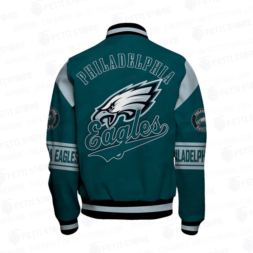Philadelphia Eagles American Football League Pattern Varsity Jacket SH1 V2 - All-Over-Printed Jacket