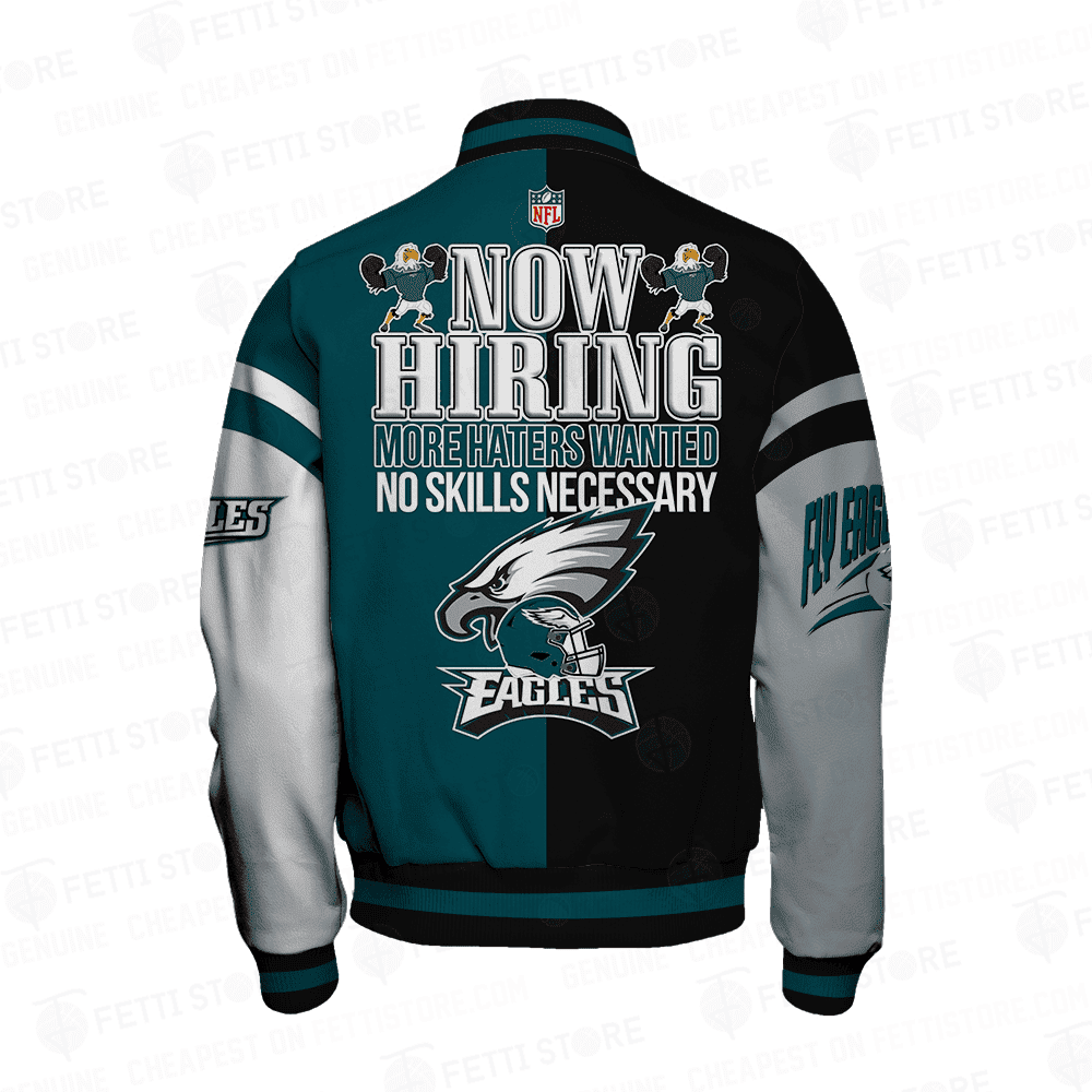 Philadelphia Eagles Pattern NFL AOP Varsity Jacket STM V1 - All-Over-Printed Jacket