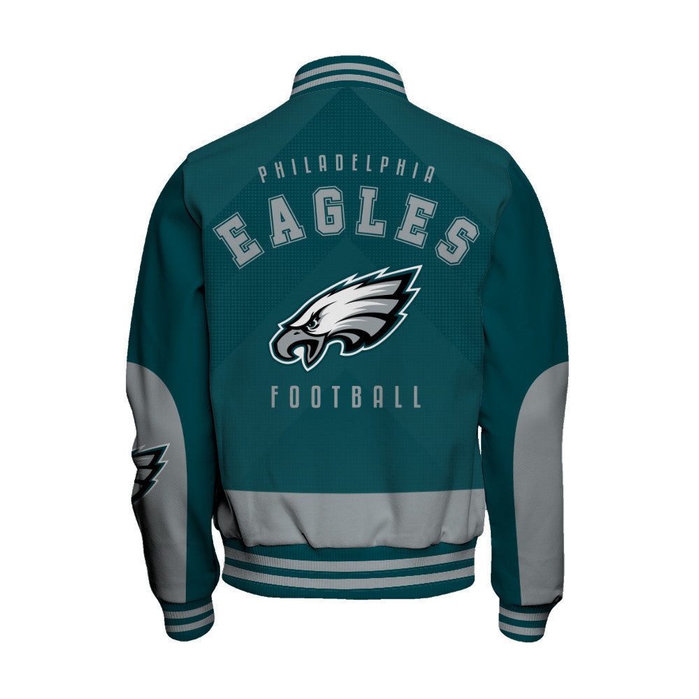 Philadelphia Eagles Football Team 2024 - 25 Stay Ahead Of The Trend Unisex Varsity Jacket - All-Over-Printed Jacket