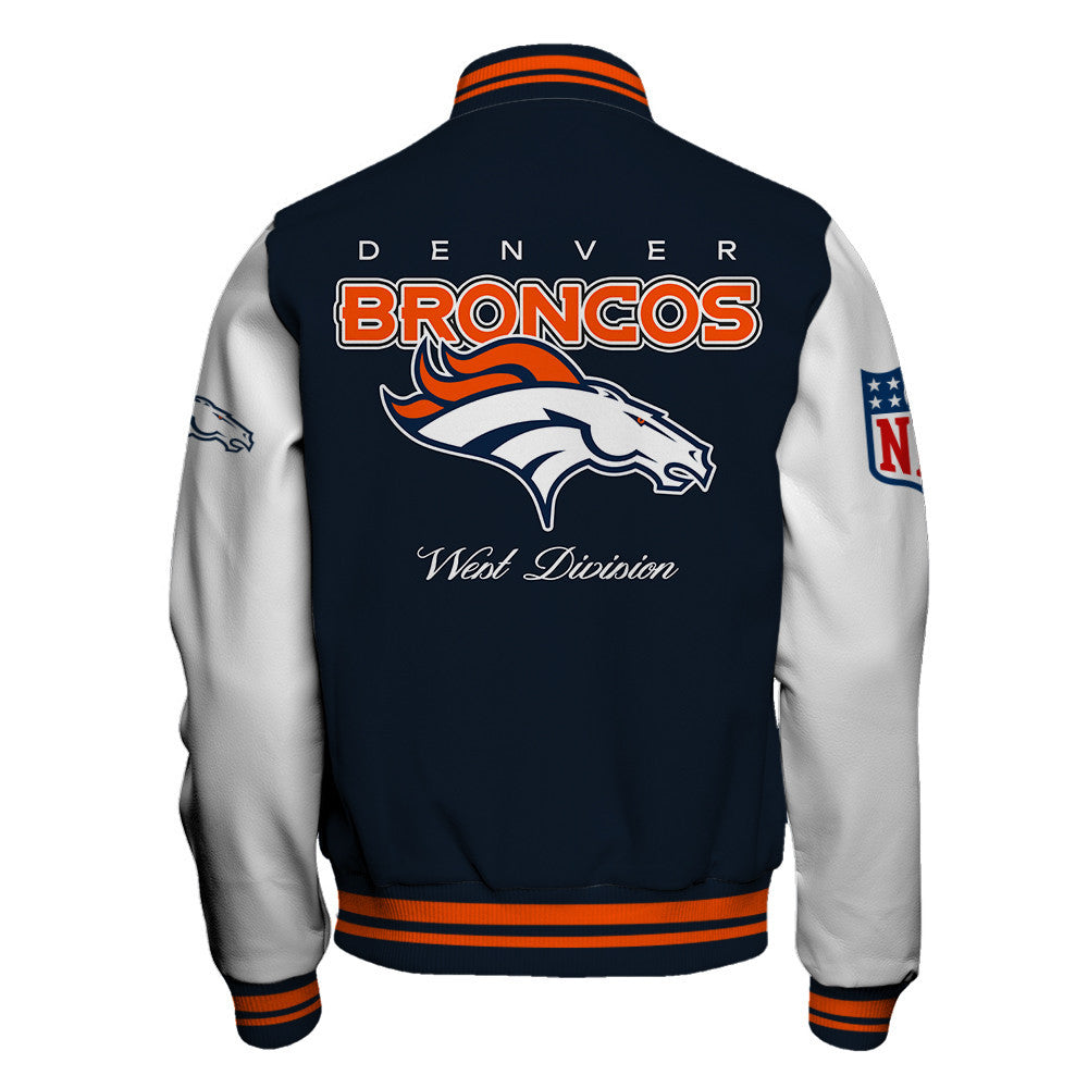 Denver Broncos NFL Throw It Back Team Legacy Classic Varsity Jacket