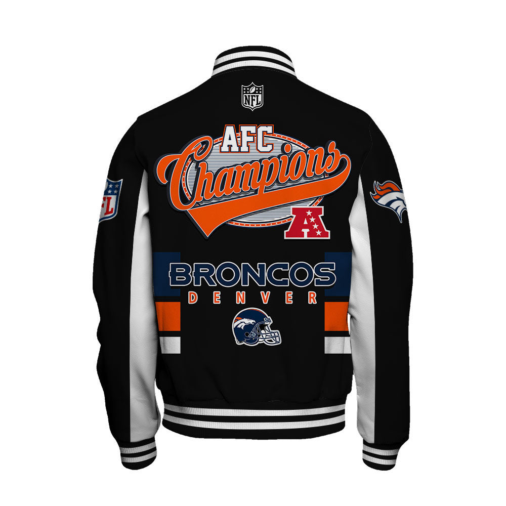 Denver Broncos 2025 AFC Conference Champions Best Design Varsity Jacket