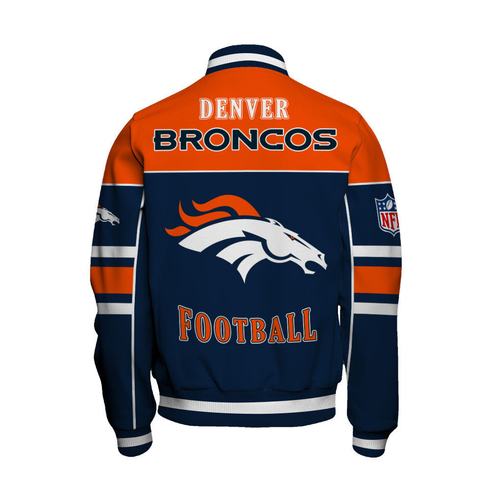 NFL Denver Broncos Built To Win Varsity Jacket For Die-hard Fans