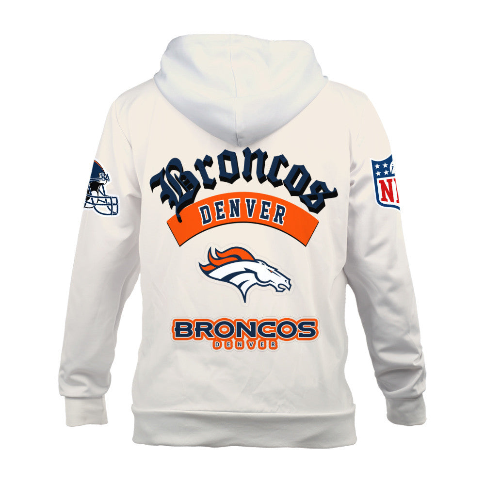 Denver Broncos When Icons Become Art 3D Zip Hoodie
