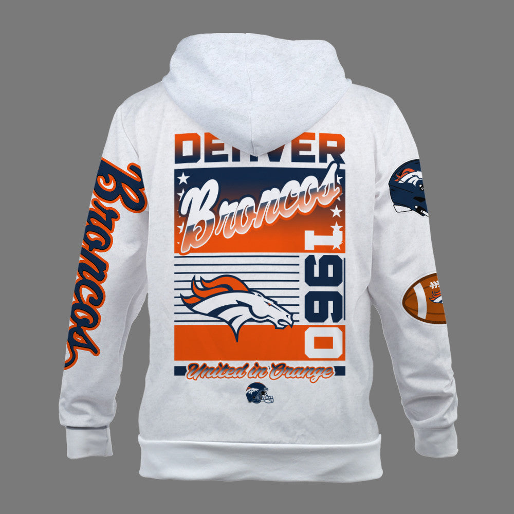 Denver Broncos Breaking All Conventional Design Standards 3D Hoodie