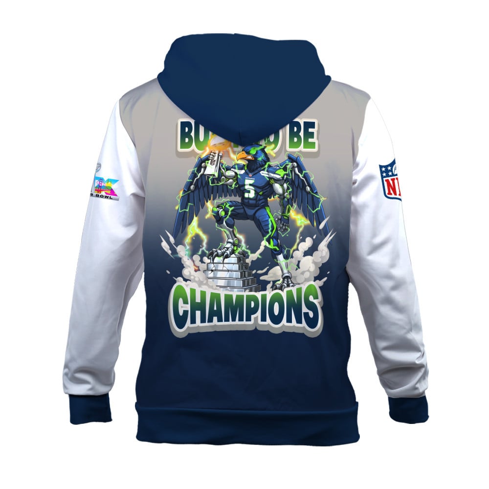 Seattle Seahawks Built To Be Champ Zip Hoodie
