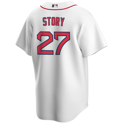 Trevor Story 27 Boston Red Sox Home Men Jersey - White Jersey