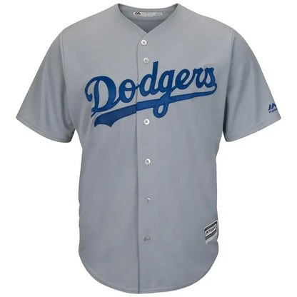 Corey Seager Los Angeles Dodgers Road Official Cool Base Player Jersey - Gray Color