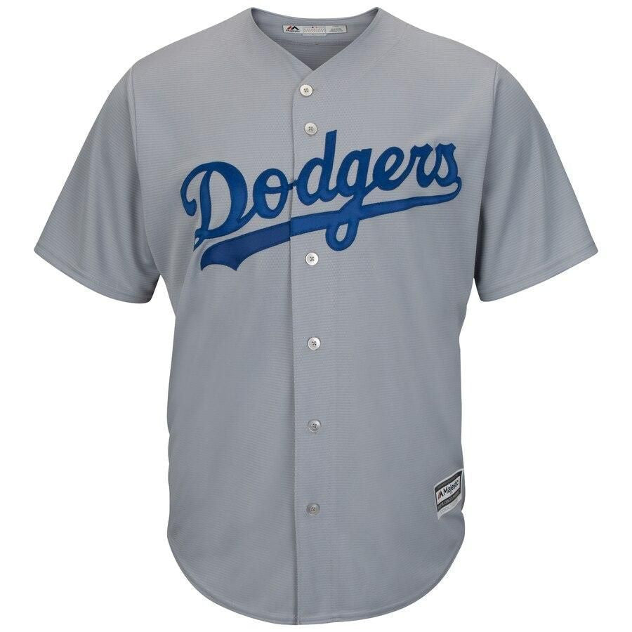 Clayton Kershaw Los Angeles Dodgers Road Official Cool Base Player Jersey - Gray