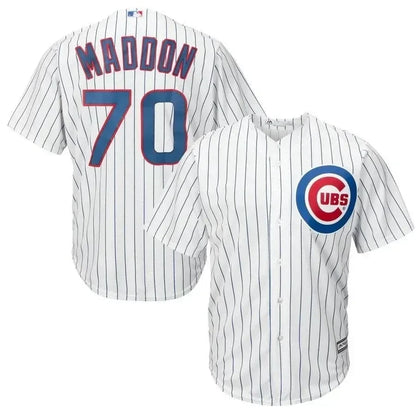 Joe Maddon Chicago Cubs Cool Base Player Jersey - White