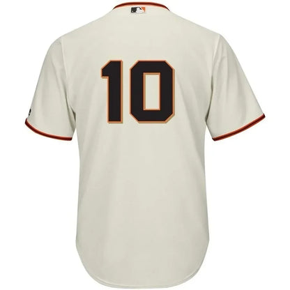 Evan Longoria San Francisco Giants Official Team Cool Base Player Jersey - Cream