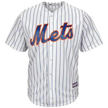 Jacob Degrom New York Mets Big And Tall Official Cool Base Player Jersey - White Royal