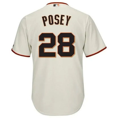 Buster Posey San Francisco Giants Cool Base Player Jersey - Cream