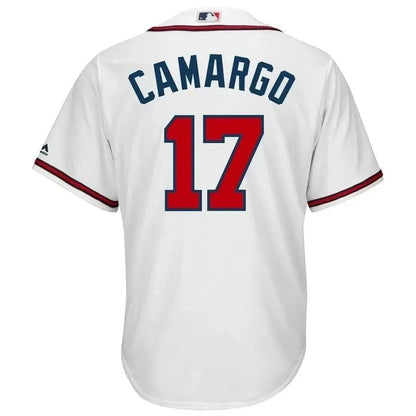 Johan Camargo Atlanta Braves Home Official Cool Base Player Jersey - White
