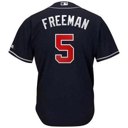 Freddie Freeman Atlanta Braves Big And Tall Alternate Cool Base Player Jersey - Navy