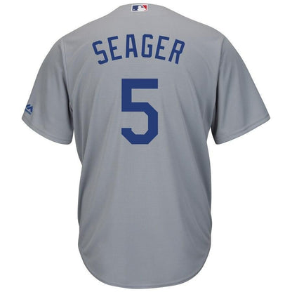 Corey Seager Los Angeles Dodgers Road Official Cool Base Player Jersey - Gray