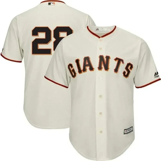 Buster Posey San Francisco Giants Official Team Cool Base Player Jersey - Cream